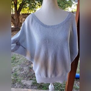 Express Silver Sparkle Women's Sweater